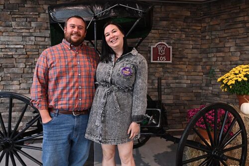 Group Photo Next To Carriage 2