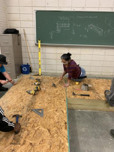 Residential Wood Frame Construction student