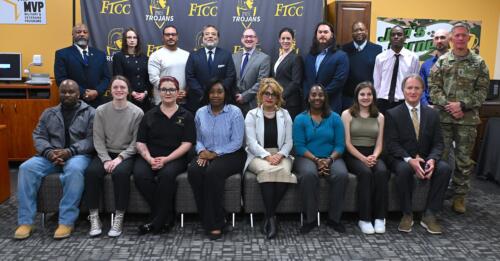 National Cyber Director Harry Coker Jr. visits FTCC on March 20, 2024.