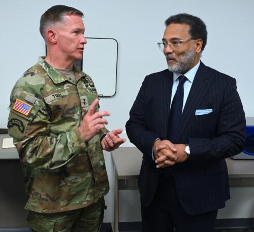 National Cyber Director Harry Coker Jr. visits FTCC on March 20, 2024.