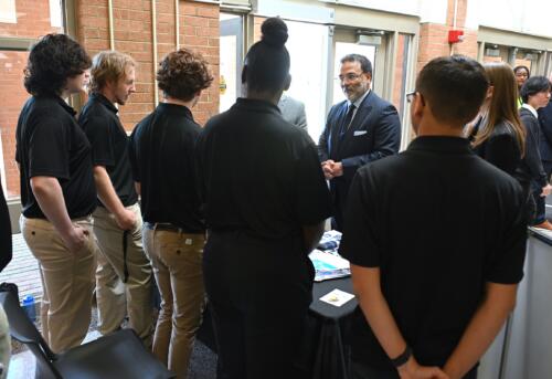 National Cyber Director Harry Coker Jr. visits FTCC on March 20, 2024.