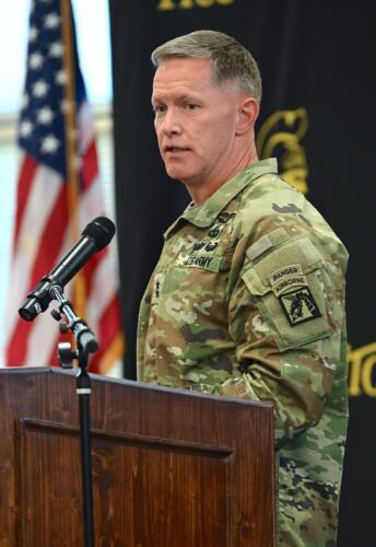 National Cyber Director Harry Coker Jr. visits FTCC on March 20, 2024.