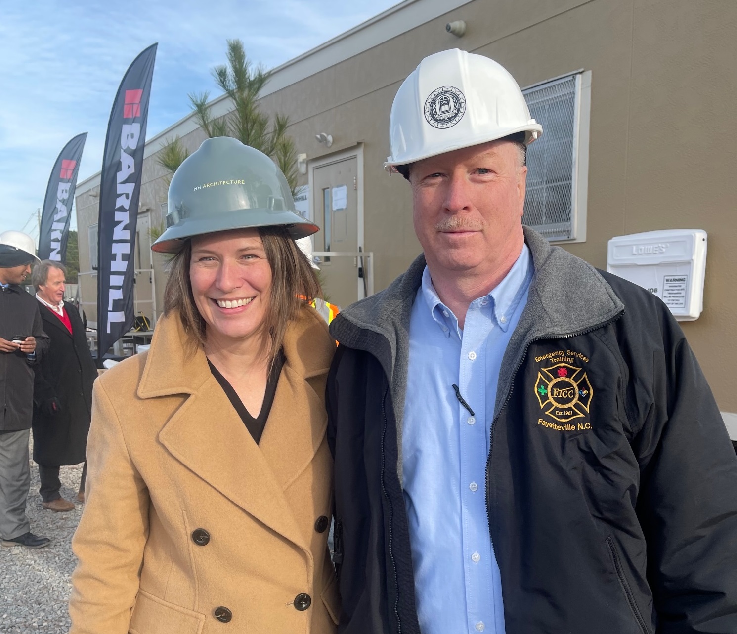 Topping Out ceremony at Regional Fire & Rescue Training Center - Dec. 20, 2021