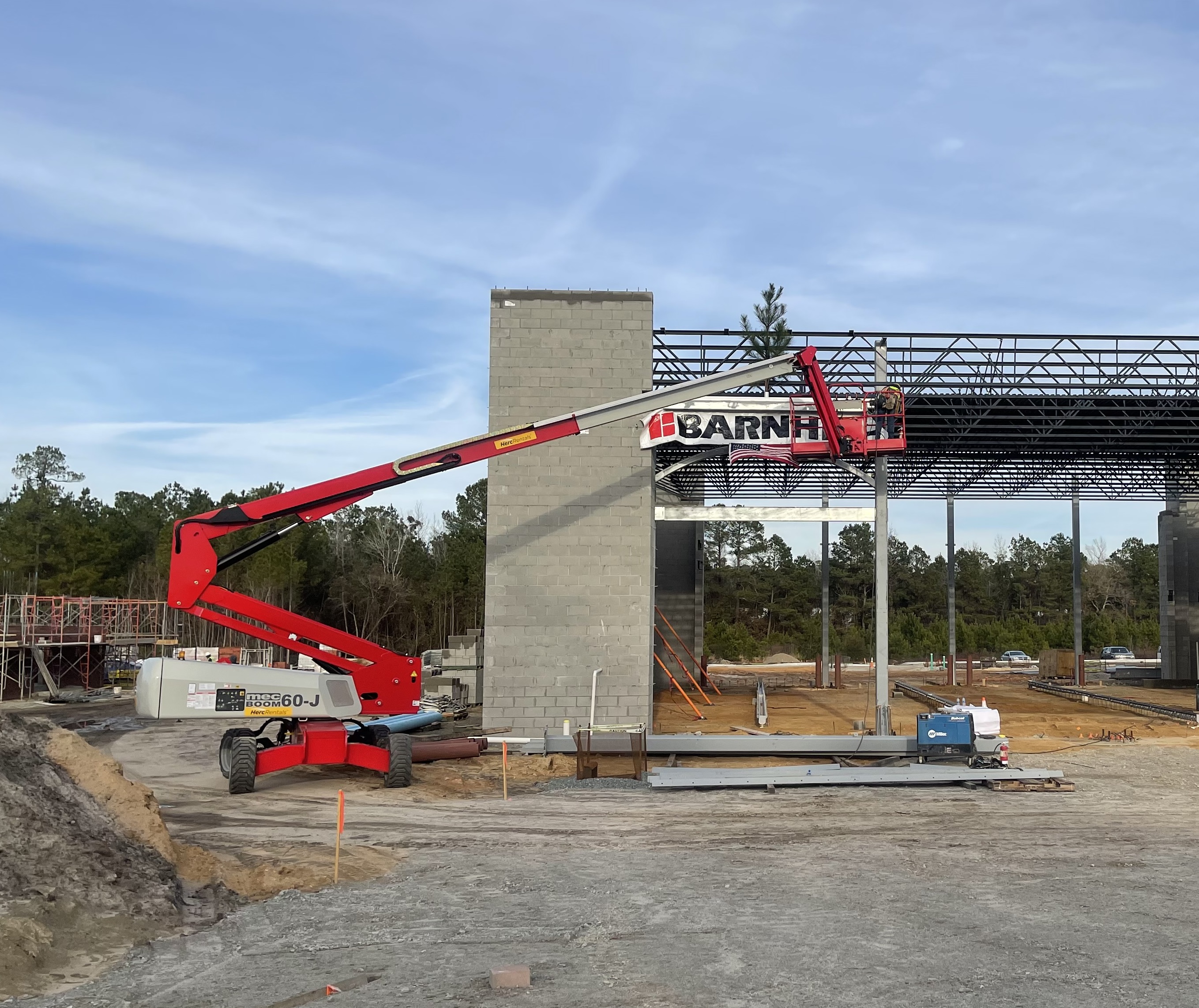 Topping Out ceremony at Regional Fire & Rescue Training Center - Dec. 20, 2021